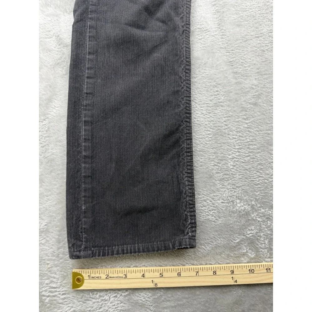 Banana Republic Men's Black Corduroy Straight Casual Pants Size 31 Pima Cotton